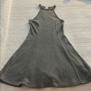 Ribbed skater dress